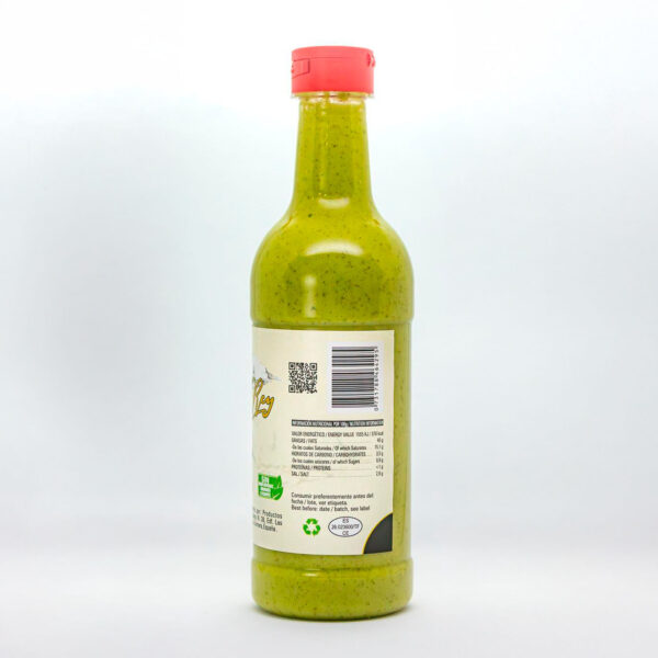 Mojo de cilantro foto de la etiqueta